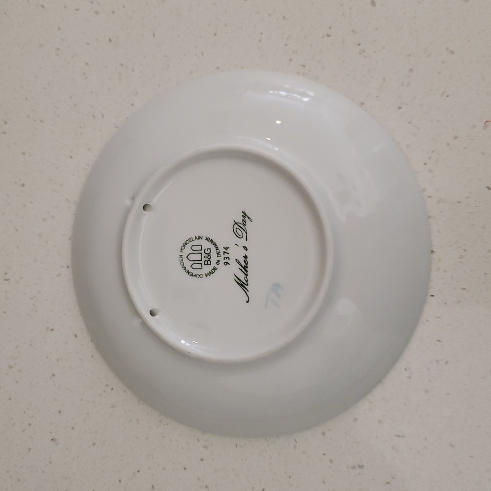 Bing & Grondahl Mother's Day 1974 Decorative Plate Vintage Polar Bears - Picture 2 of 4